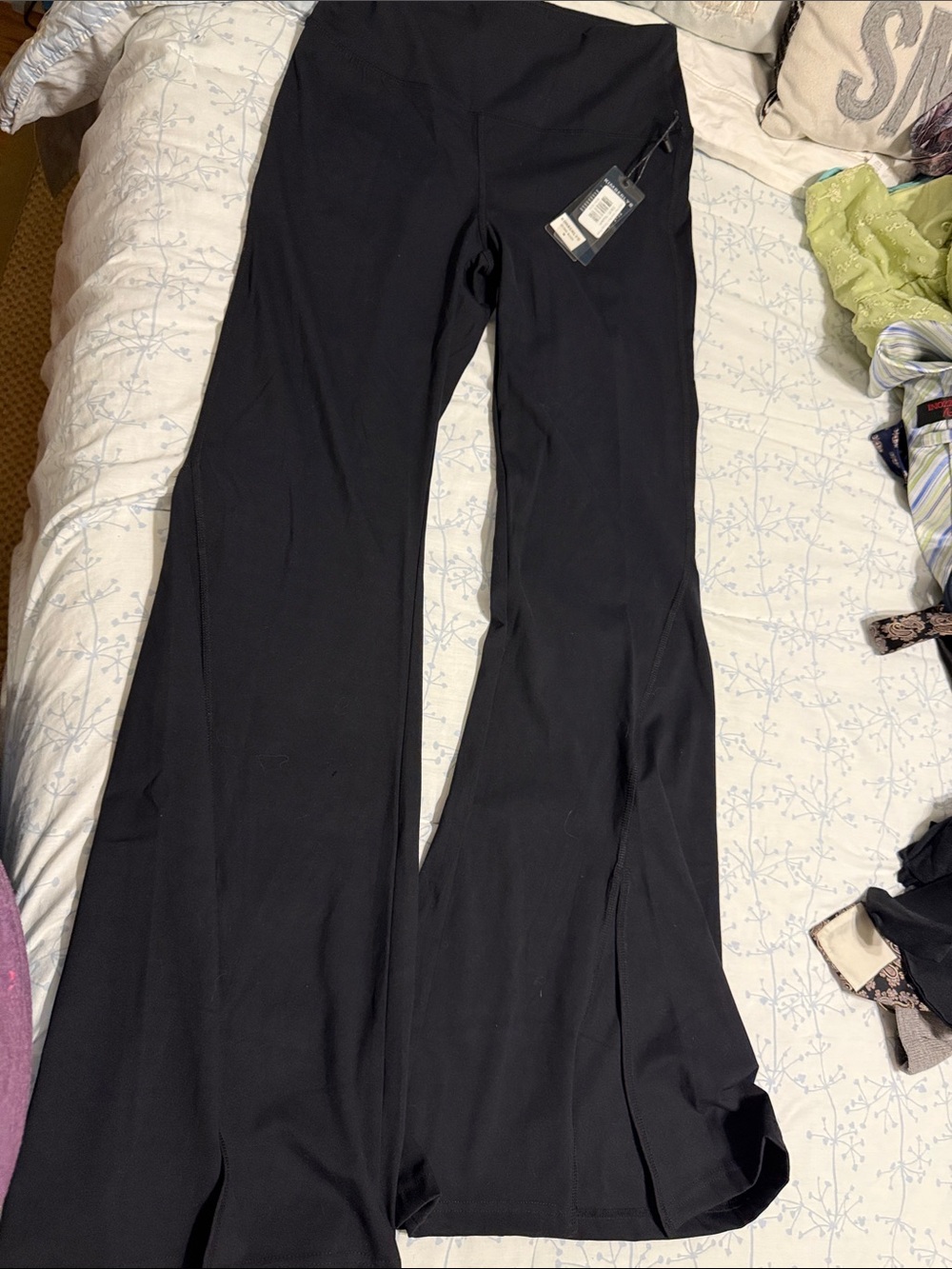 Women's Black Boot-Cut Flare Pants